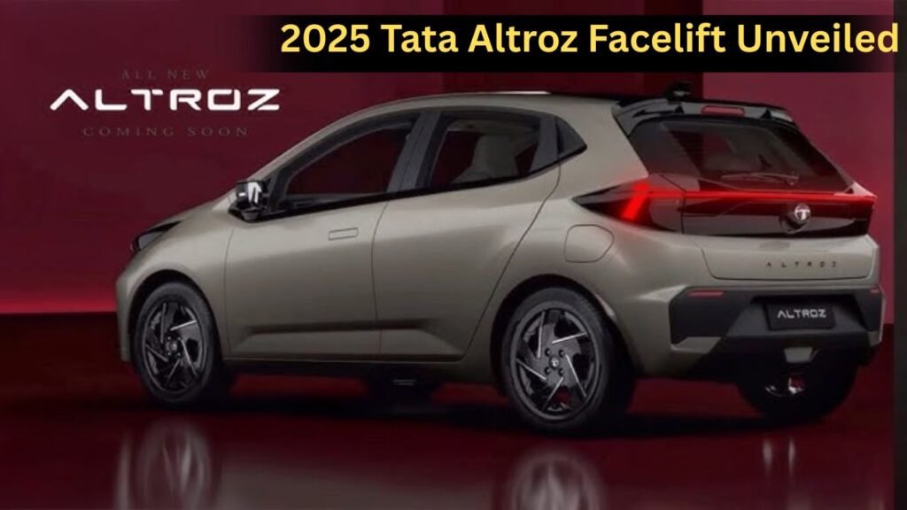 2025 Tata Altroz Facelift Unveiled